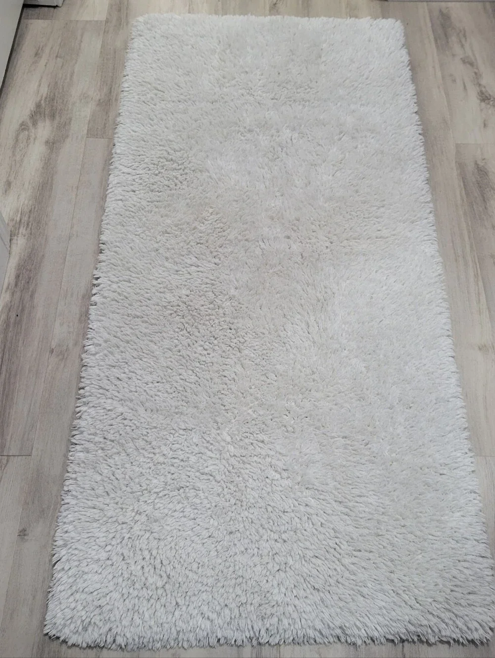 Celso de Lemos Shag Rug in White